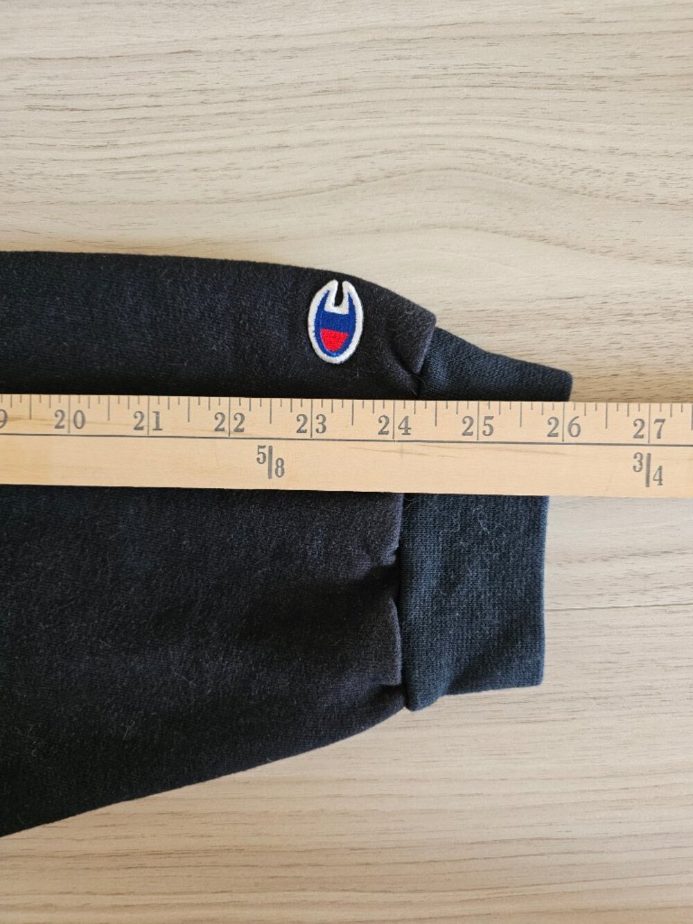 Vintage Black Champion Crewneck Sweatshirt - Size XXL (Y2K Mid-2000s) - Picture 8 of 11